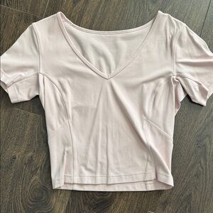 Lululemon Nulu Cropped Slim Yoga Tee